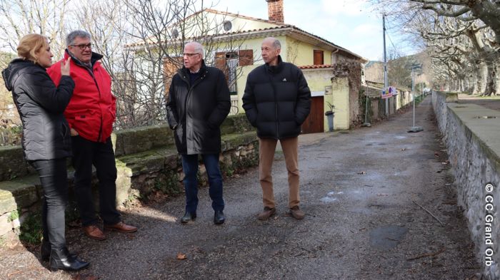 A Bédarieux, les travaux sur la digue de la Perspective bientôt terminés