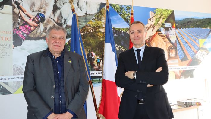 Le président de Grand Orb reçoit le nouveau secrétaire général de la préfecture de l'Hérault