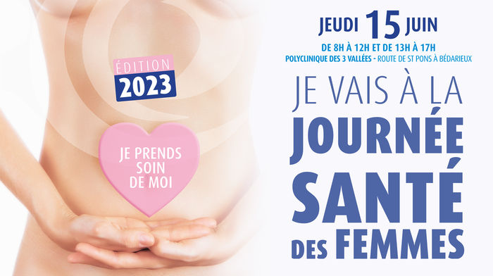 Jeudi 15 juin, je vais à la Journée santé des femmes