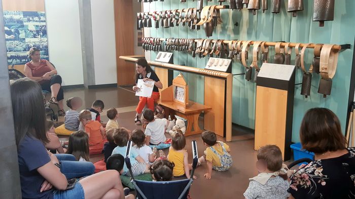 Les tout-petits au Musée de la cloche et de la sonnaille