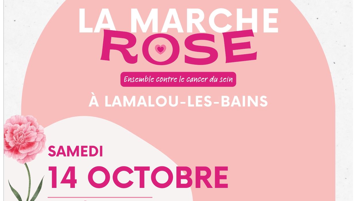 Samedi 14 octobre 2023 : La Marche Rose à Lamalou-les-Bains