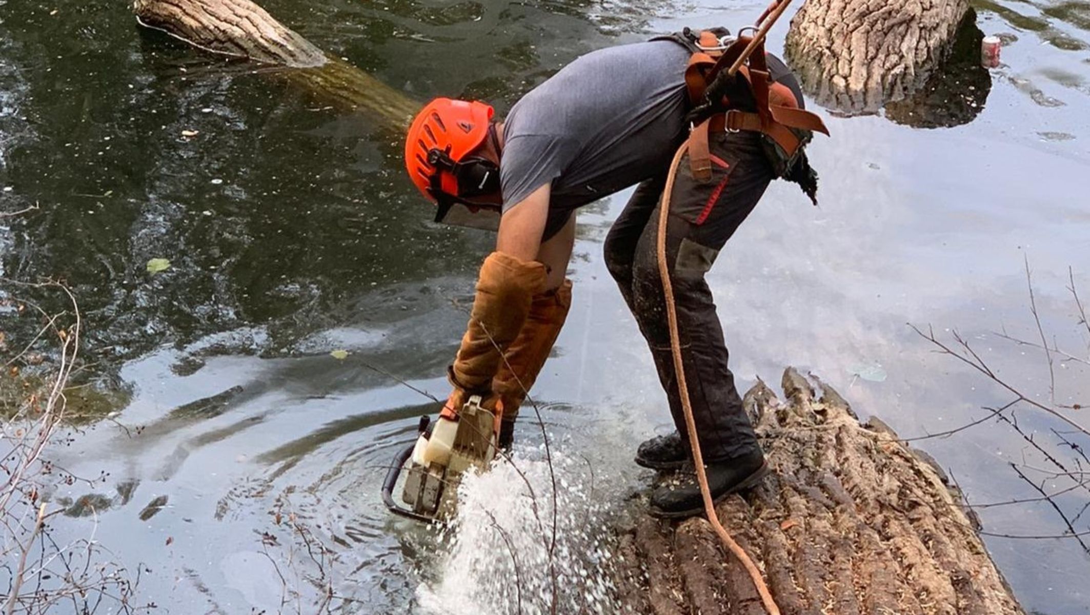 L'équipe rivières de Grand Orb sur le terrain
