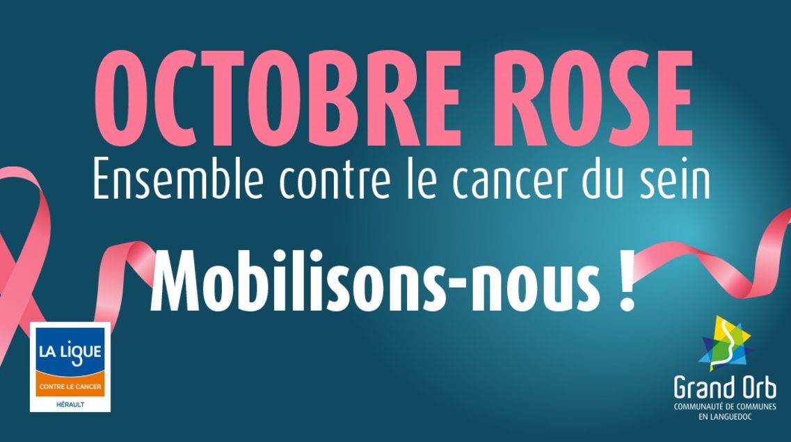 Tous mobilisés pour Octobre Rose : découvrez le programme...