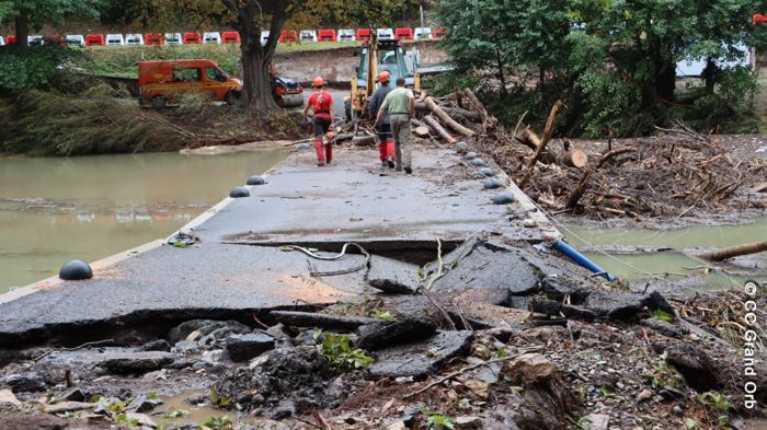 La Barque - Bédarieux - © CC Grand Orb Des travaux d’urgence engagés après la décrue