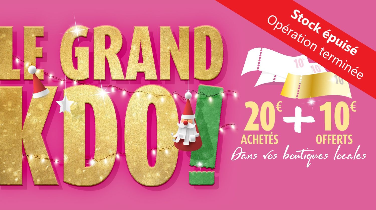 Le Grand Kdo 2023 : stock épuisé, opération terminée !