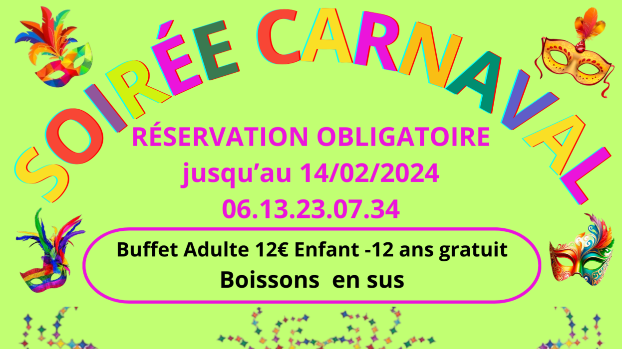 Soirée Carnaval
