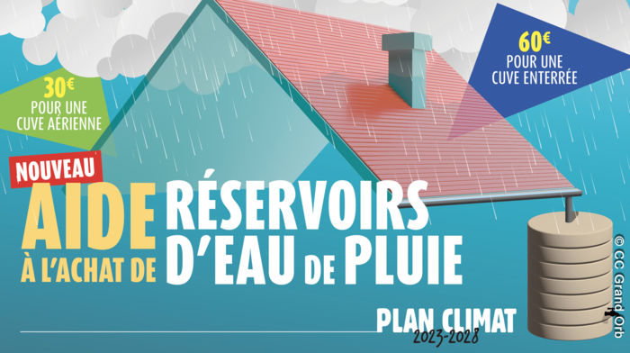 Aide à l'achat de récupérateurs d’eau de pluie