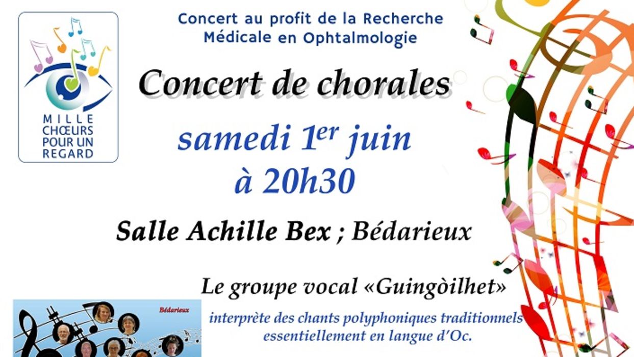 Mille chœurs pour un regard, concert de chorales