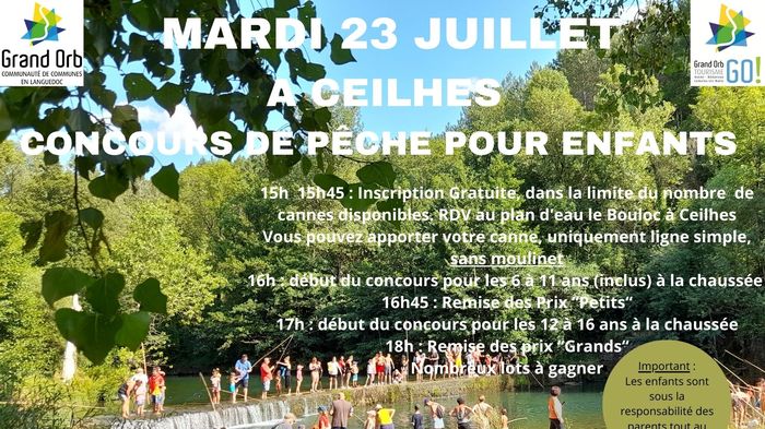 Concours de pêche pour enfants