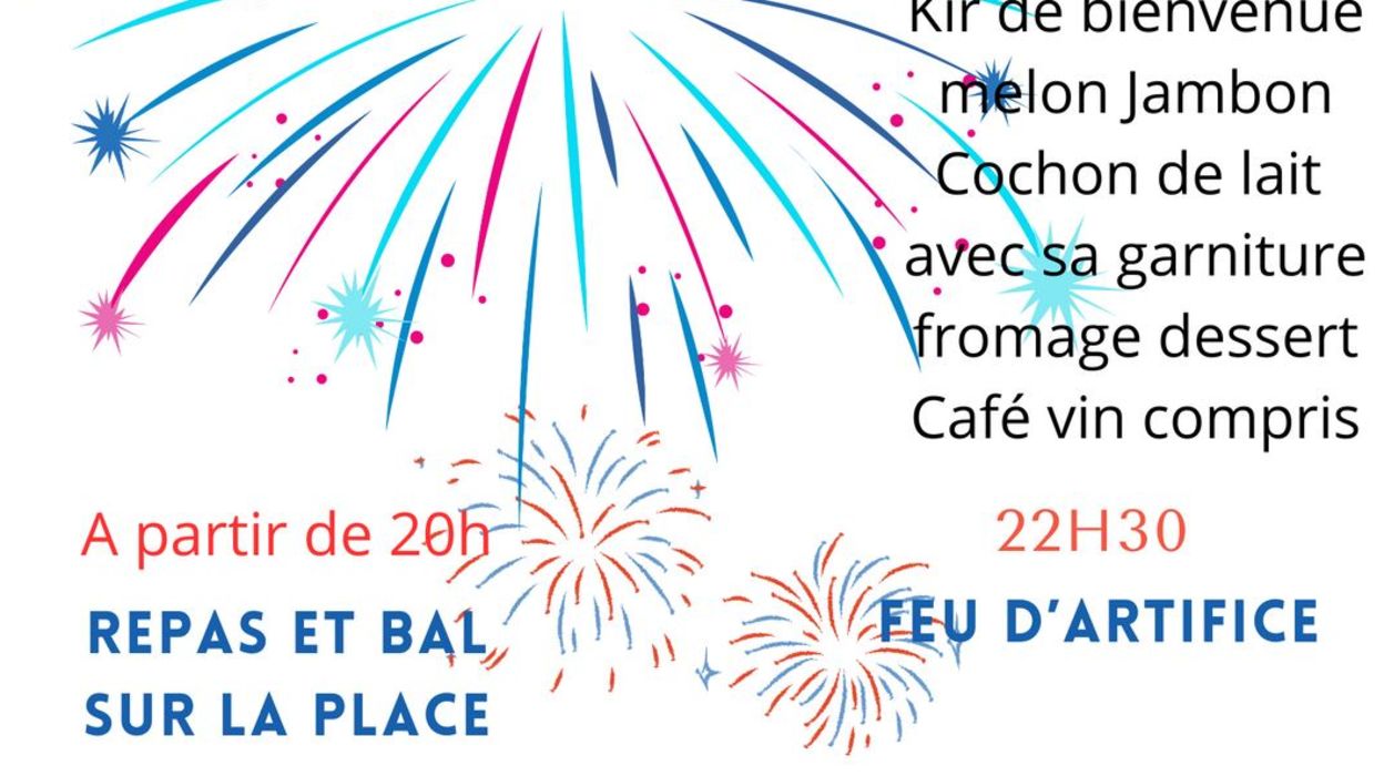 Repas, bal et Feu d'artifice - 