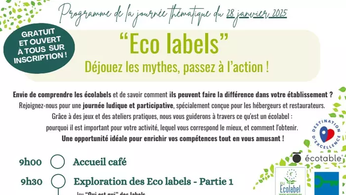 Eco labels, déjouez les mythes, passez à l'action !