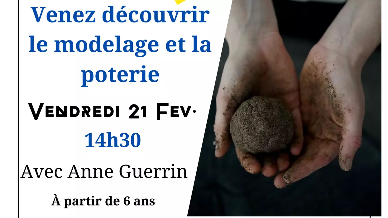 L'atelier des curieux ! Venez découvrir le modelage et la poterie avec Anne Guerrin - 