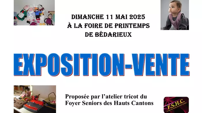 Exposition-vente de l'atelier tricot du FSHC