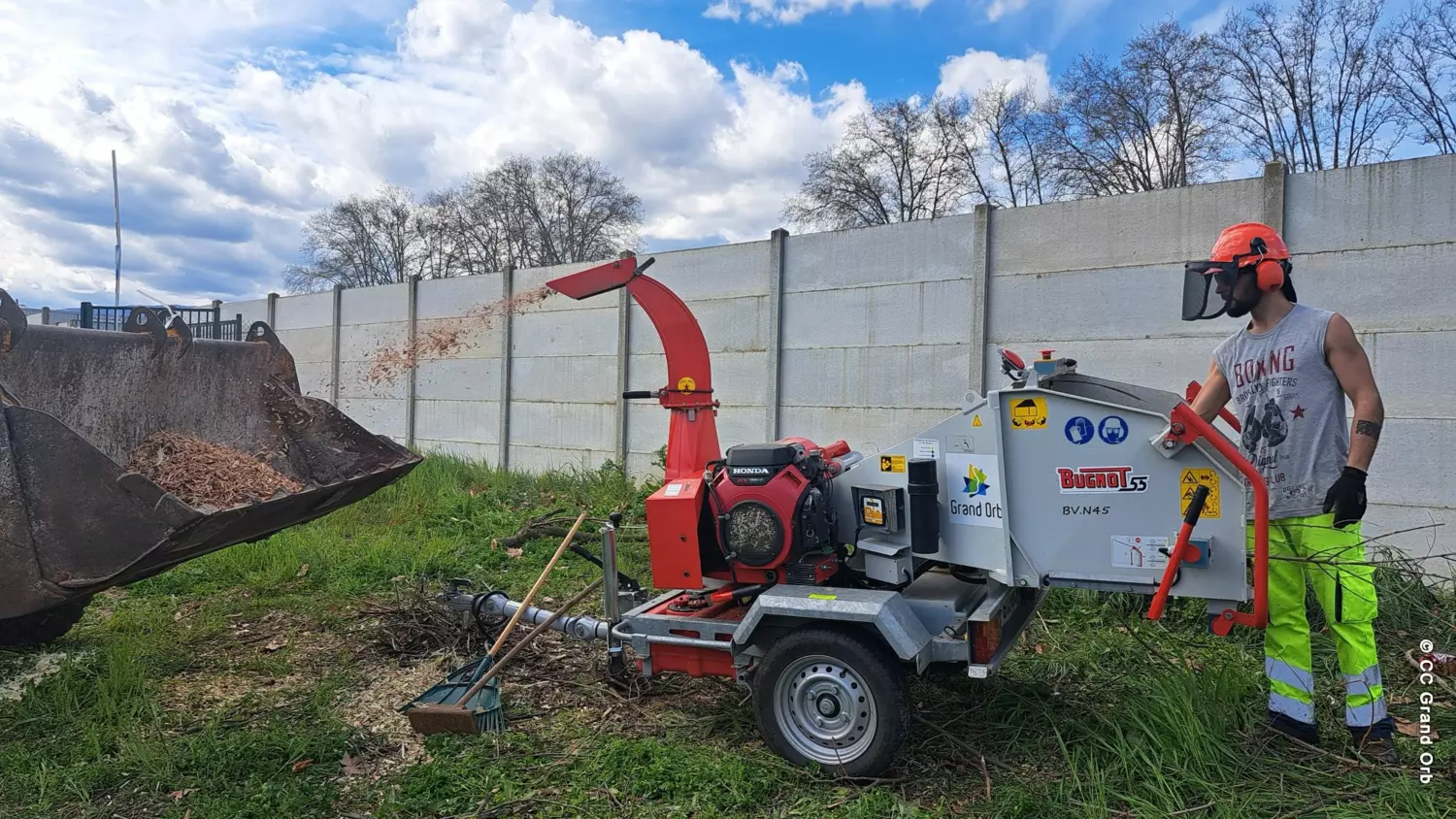 Distribution gratuite de broyat et de compost
