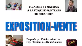 Exposition-vente de l'atelier tricot du FSHC