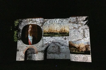 Le Four à Chaux s'illumine : vidéoprojection architecturale