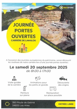 Journée portes ouvertes carrière de Lamalou