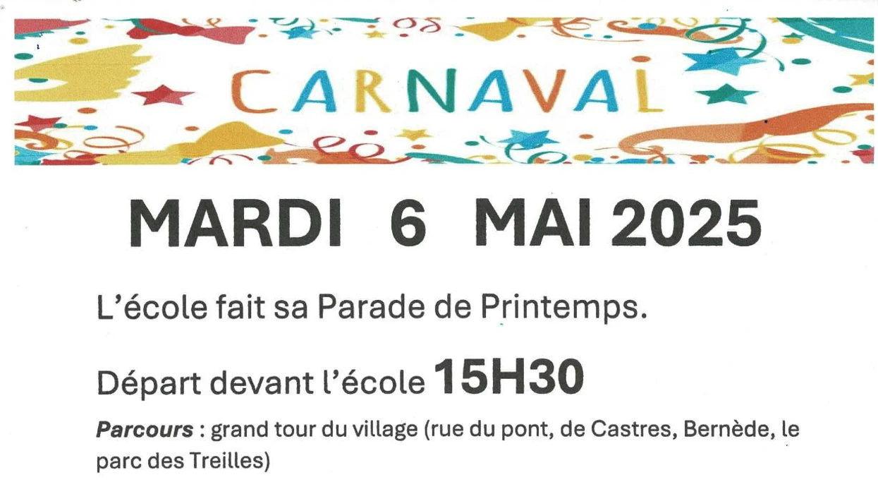 Carnaval de l'école