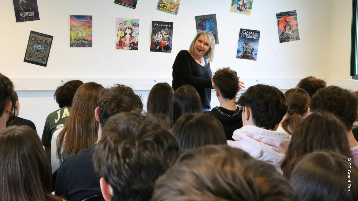 Marie Salanon sensibilise les lycéens au cancer et à la prévention