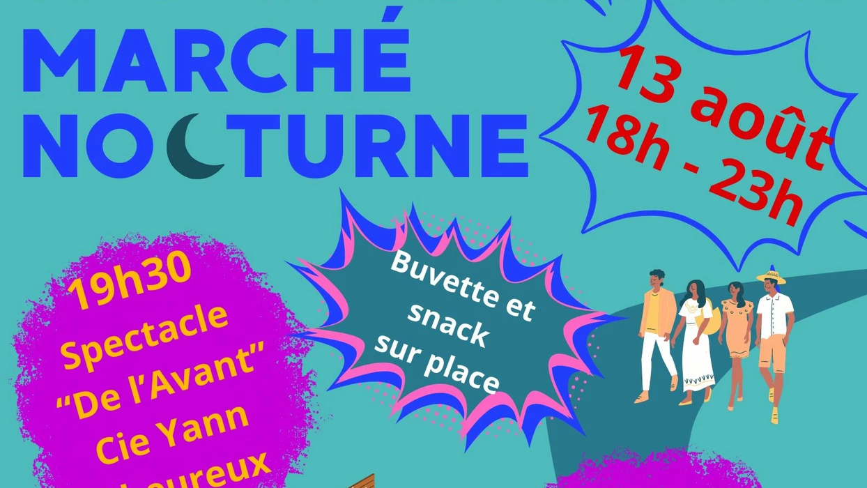 Marché nocturne et animation