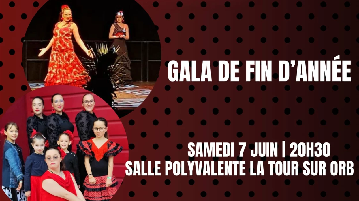Troupe Almas Flamencas : gala de fin d'année - 