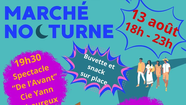 Marché nocturne et animation