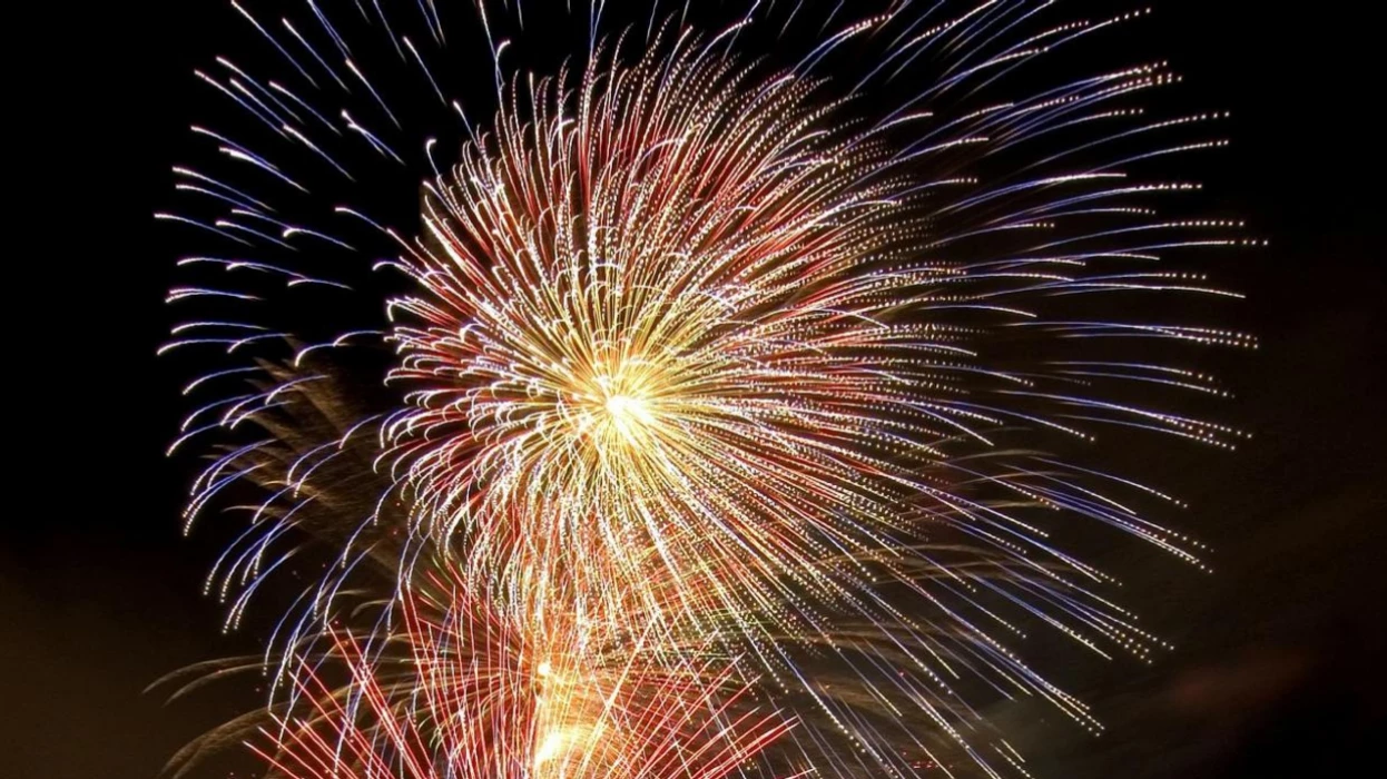 Repas des chasseurs et feu d'artifice - 