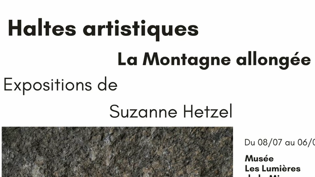 Vernissage de l'exposition de Suzanne Hetzel «La Montagne allongée»