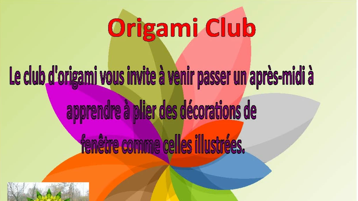 Atelier origami