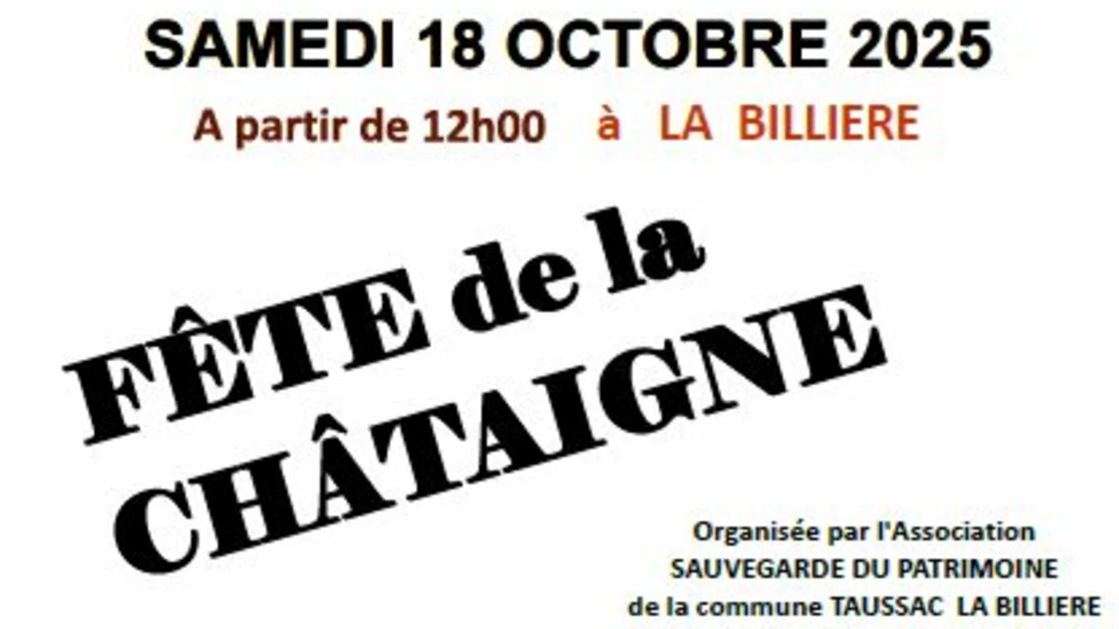 Fête de la châtaigne