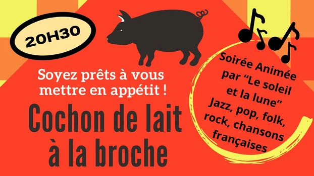 Soirée cochon de lait au Foyer rural