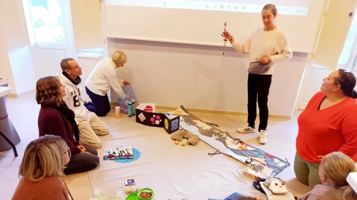 Les ass'mat' découvrent le Snoezelen