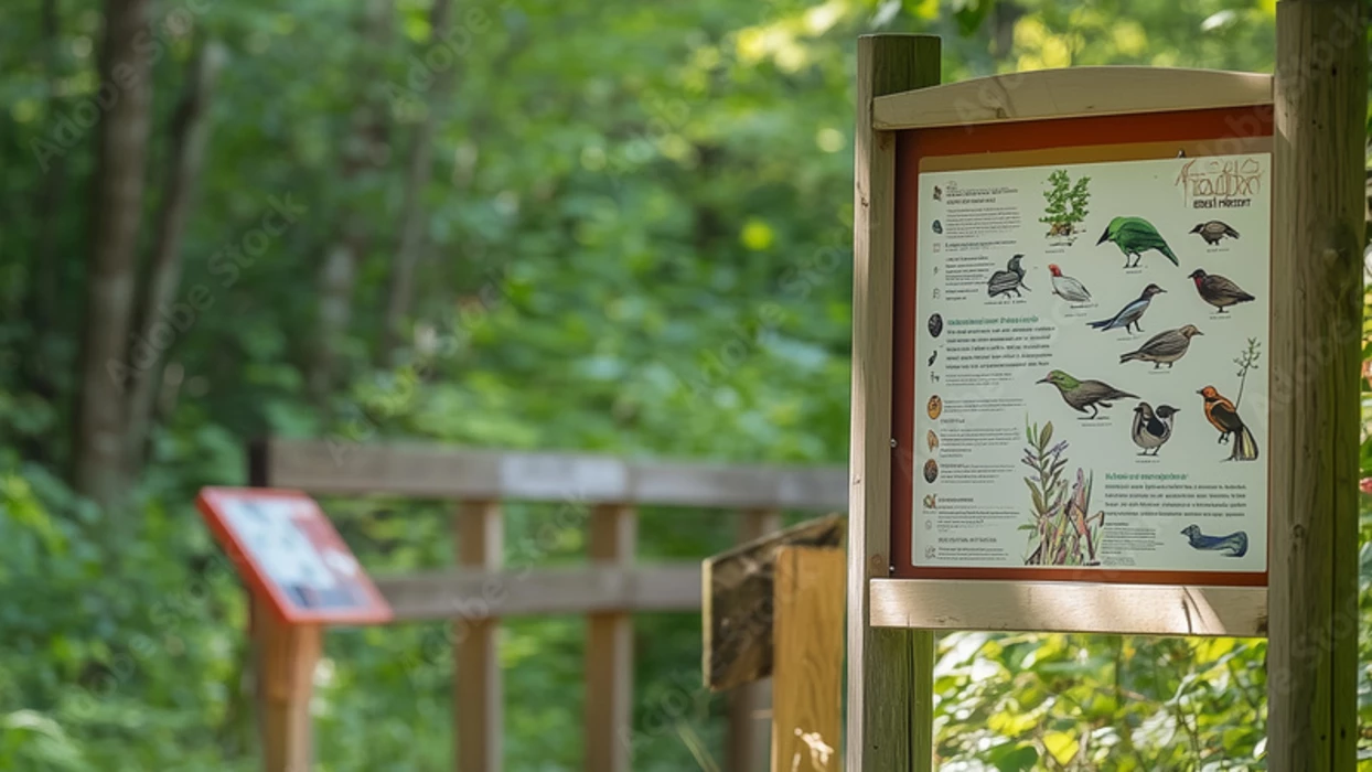 Création d'un sentier botanique pédagogique