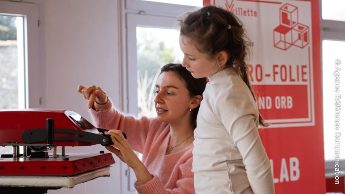 MiniLab : flocage autour du portrait