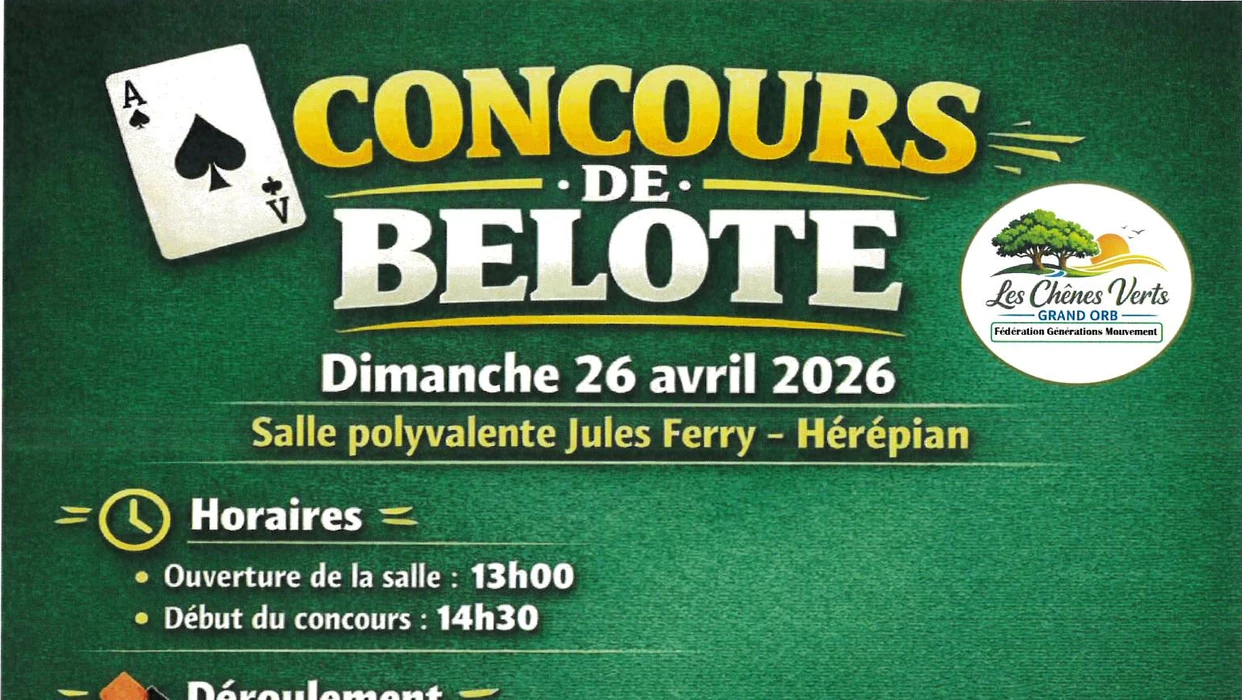 Concours de belote - 