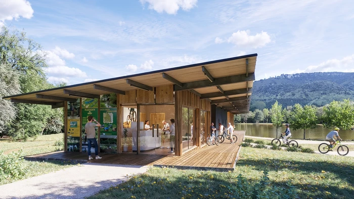 Des travaux en cours à la Base de Loisirs