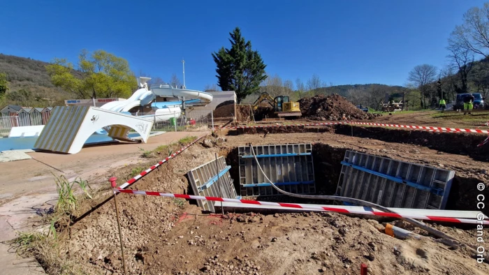Des travaux en cours à la Base de Loisirs