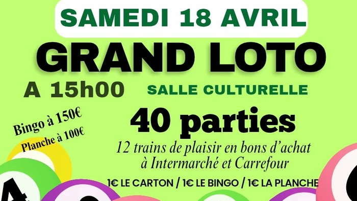 Grand loto du Comité des fêtes - 