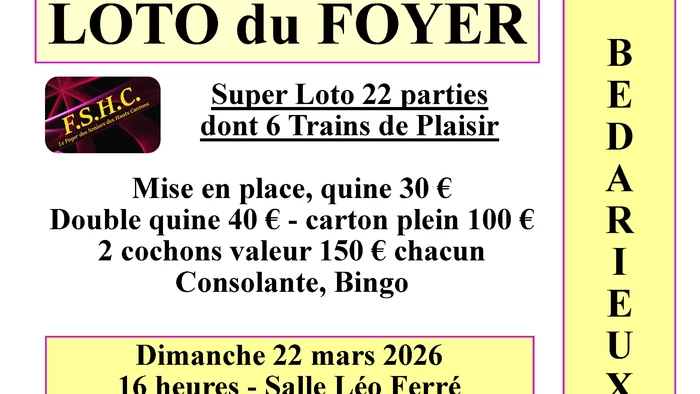 Grand loto du FSHC - 