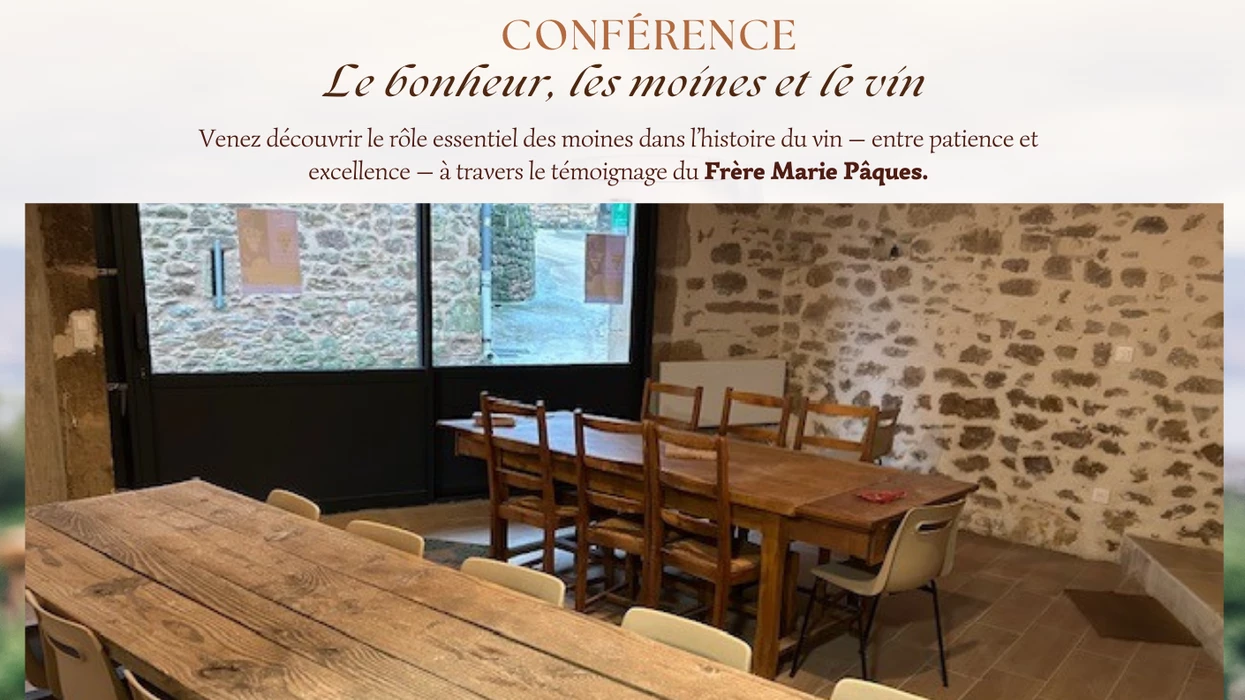 Le bonheur, les moines et le vin - 