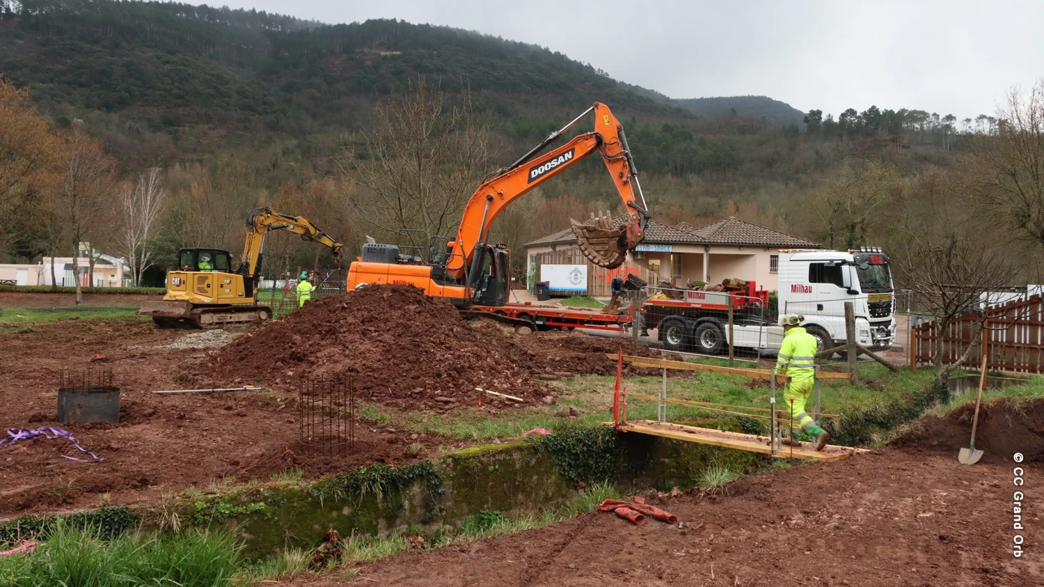 Des travaux en cours à la Base de Loisirs