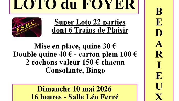 Grand loto du FHSC - 