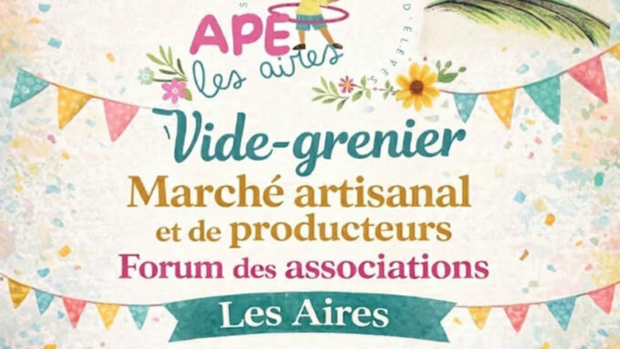 Vide-grenier, marché et forum des associations - 