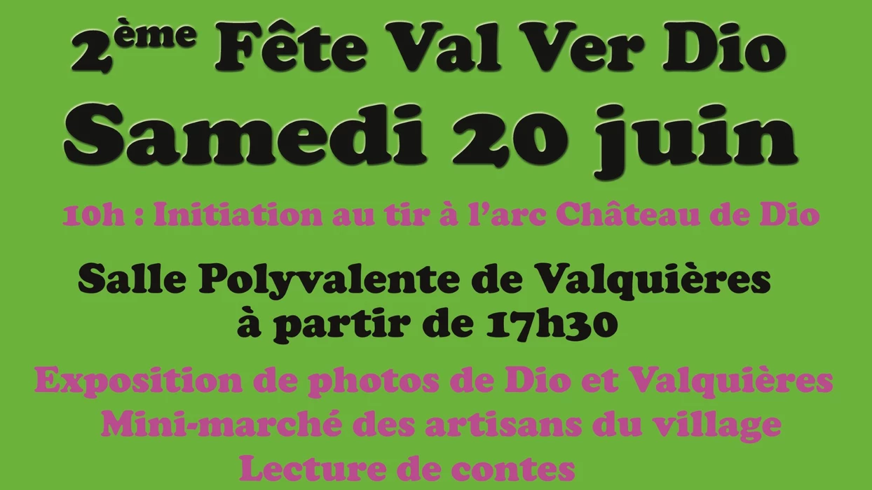 2ème fête de Vivre Val Ver Dio - 