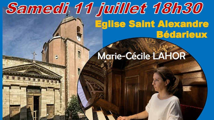 Concert de Marie-Cécile Lahor, organiste - 