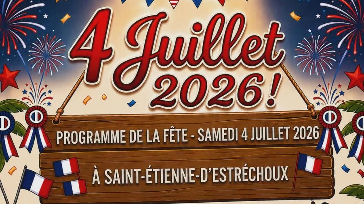 Journée festive, repas, retraite aux flambeaux, feu d'artifice