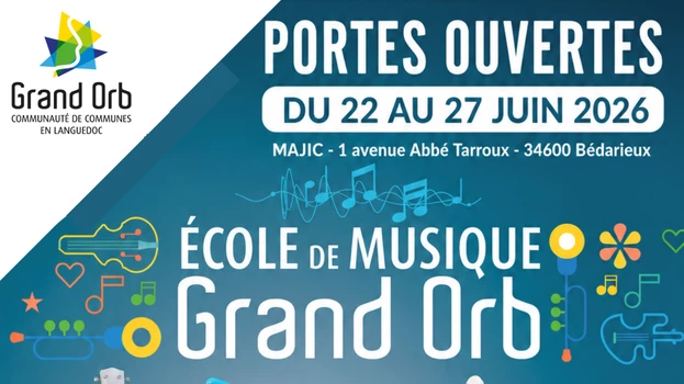 Du 22 au 27 juin, c'est portes ouvertes à l'école de musique Grand Orb !