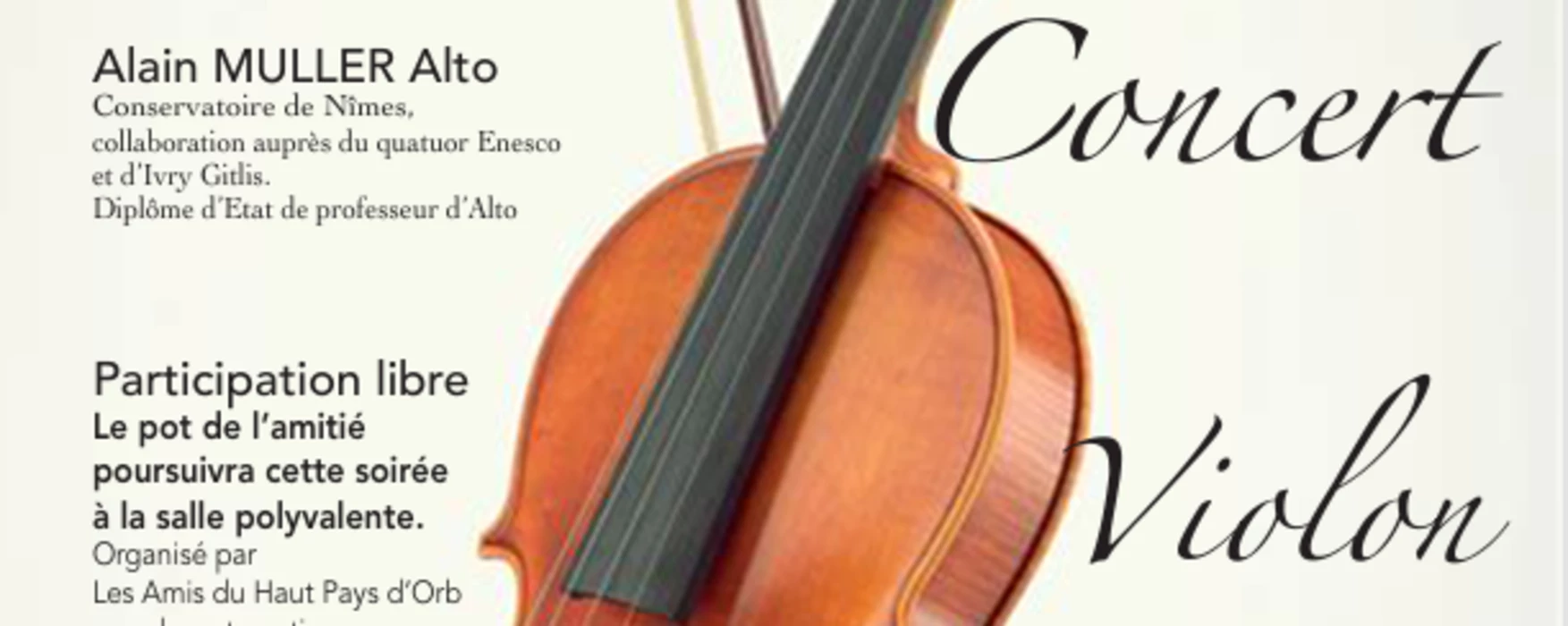 Concert violon & alto