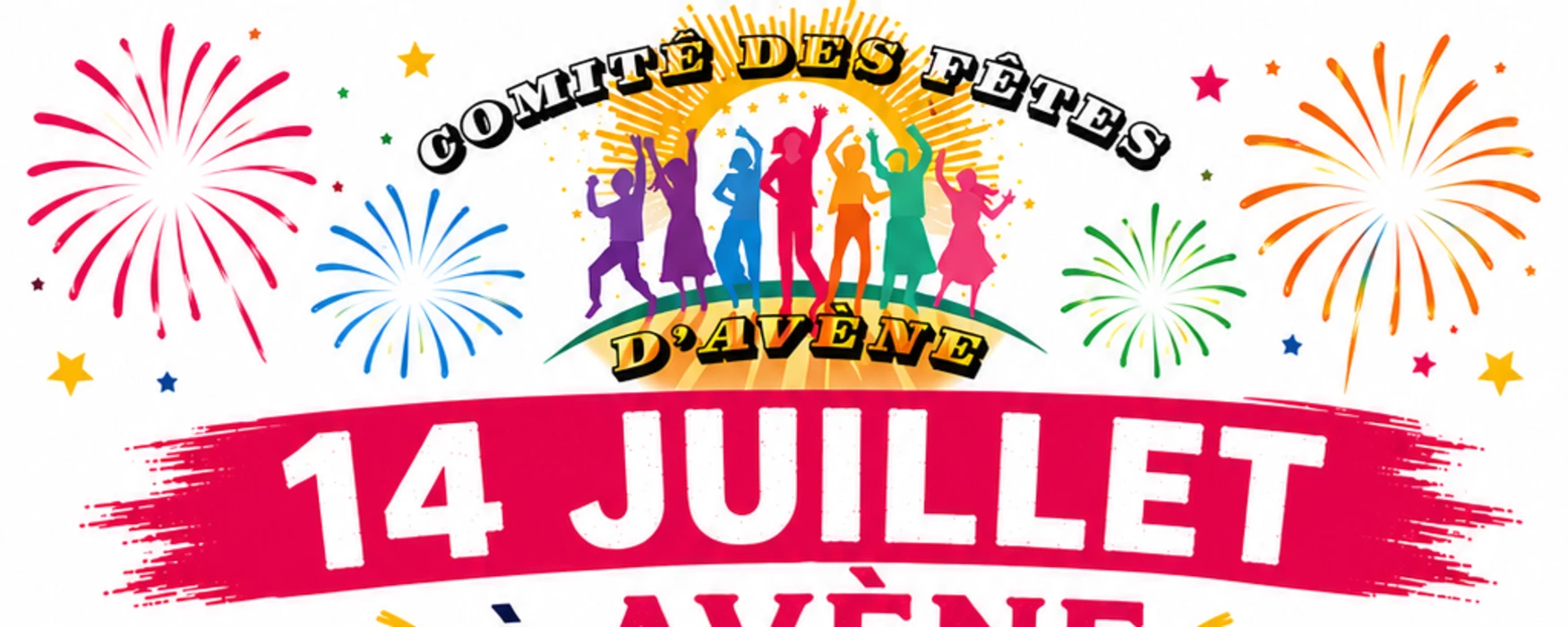 Repas, feu d'artifice et bal - 