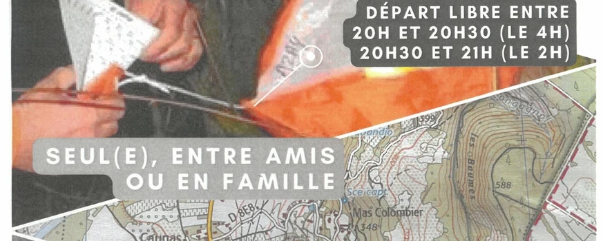 Chasse à la balise nocturne